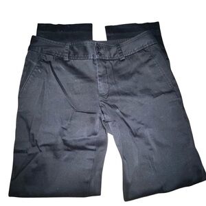 Chaps Petite Women’s Black Pants 6P Stretch Cotton Blend Business Casual